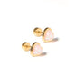 Screwback Stud Earrings - Tara Light Pink