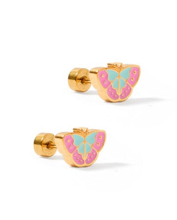 Screwback Stud - Blakely Butterfly