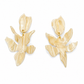 Flora Statement Earrings - Champagne Sparkle