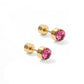 Screwback Stud - Juliet - Pink - 5mm