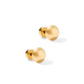 Screwback Stud Earrings - Vera Round 6mm