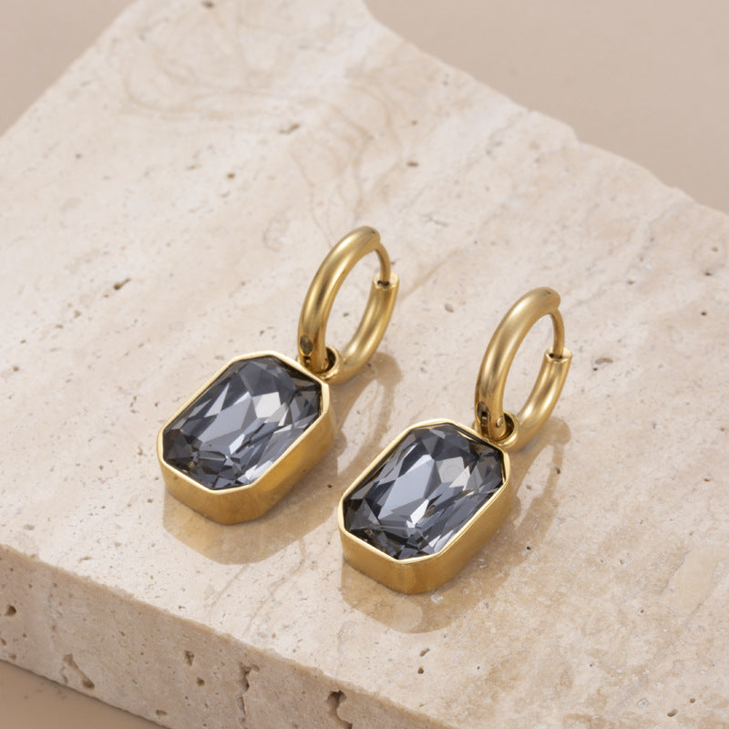 Huggie Charm Earrings - Diana Gray