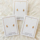 Screwback Stud Earrings - Sylvie