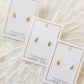 Screwback Stud Earrings - Sylvie