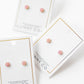 Screwback Stud Earrings - Alli Pink