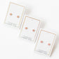 Screwback Stud Earrings - Alli Pink