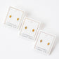 Screwback Stud Earrings - Football