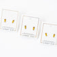 Screwback Stud Earrings - Pencil