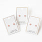 Screwback Stud Earrings - Alli Pink