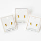 Screwback Stud Earrings - Pencil