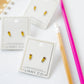 Screwback Stud Earrings - Pencil