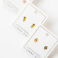 Screwback Stud Earrings - Football