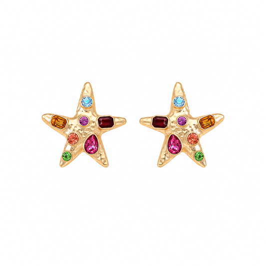Karis Starfish Statement Earrings