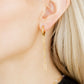 Huggie Charm Earrings - Palmer Paperclip