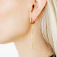 Huggie Charm Earrings - Palmer Paperclip