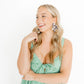 Flora Statement Earrings - Midnight Rain
