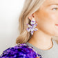 Flora - Purple Frost - Earrings