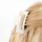 Hair Clip - Kimmy - Pearl White