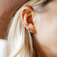 Screwback Stud Earrings - Texas A&M Logo Gold