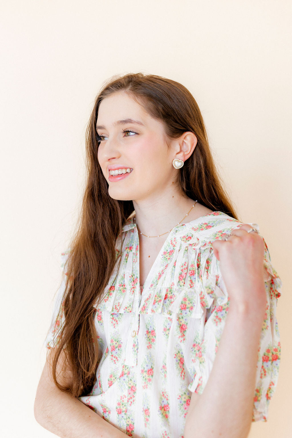 Nadia Heart - Earring