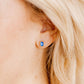 Screwback Stud Earrings - Madison Sapphire