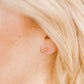 Screwback Stud Earrings - Pink Cherry