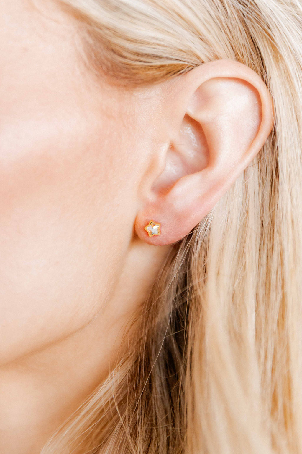 Screwback Stud Earrings - Polly Star