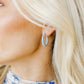 Holly Mini Hoop Earrings - Bluebell