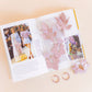 Michelle Statement Earrings - Vintage Rose