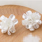 Mason Pearl Flower Statement Earrings