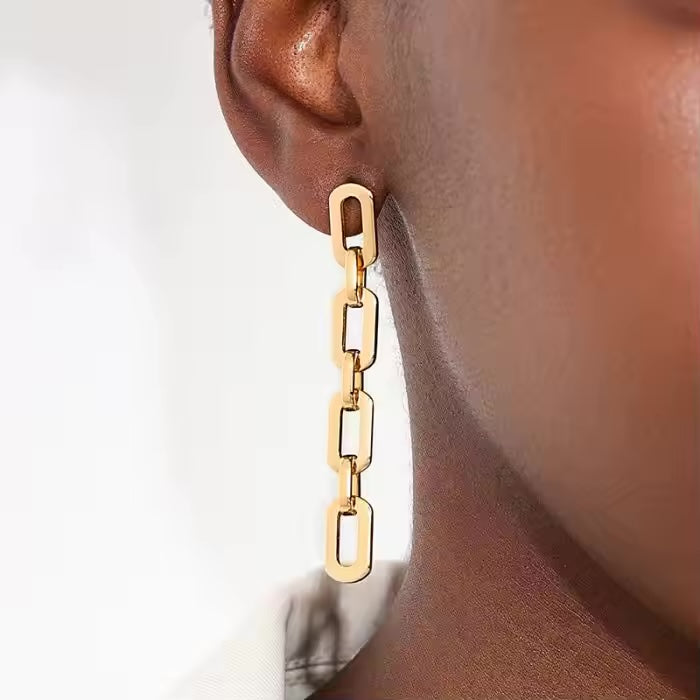 Naomi Statement Earrings - Gold