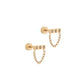 Screwback Stud Earrings - Channing