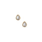 Screwback Stud Earrings - Paloma Pear Gold