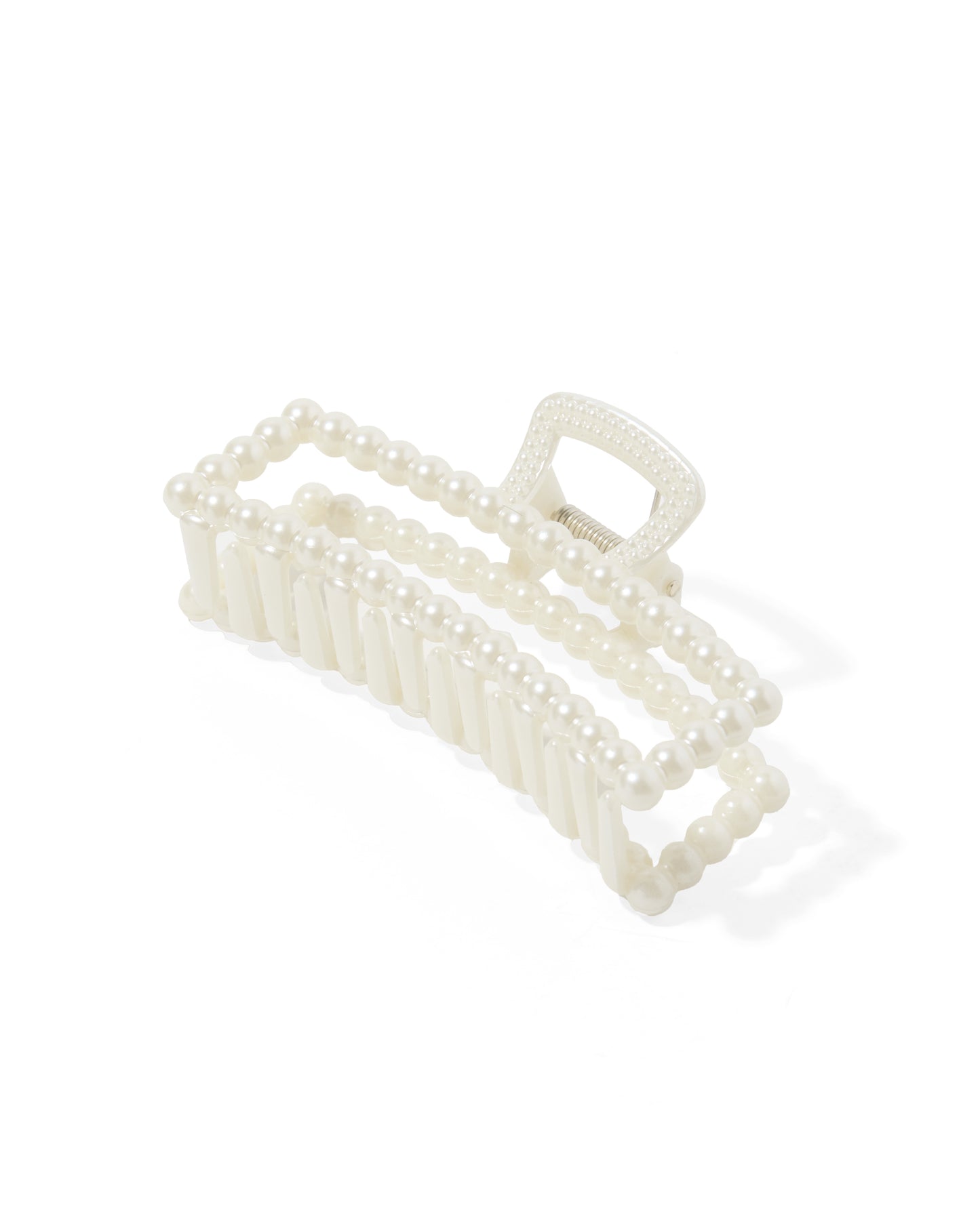 Hair Clip - Phoebe Pearl Rectangle
