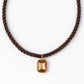 Necklace - Tailyn Rope Necklace - Dark Brown (Preorder - Ships Sept 10)