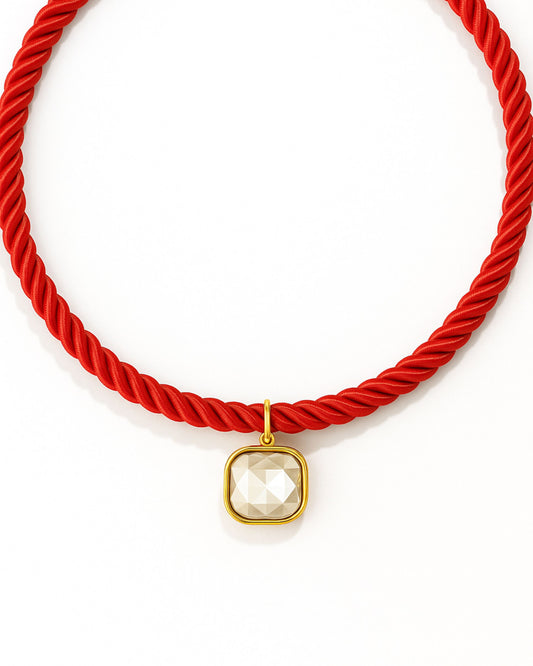 Necklace - Tailyn Rope Necklace - Red (Preorder - Ships Sept 10)