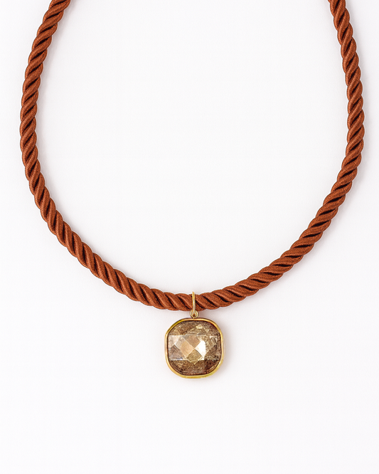 Necklace - Tailyn Rope Rust (Preorder - Ships Sept 26)