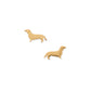Screwback Stud Earrings - Dachshund