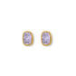 Screwback Stud Earrings - Kay Lavender