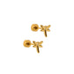 Screwback Stud Earrings - Dragonfly