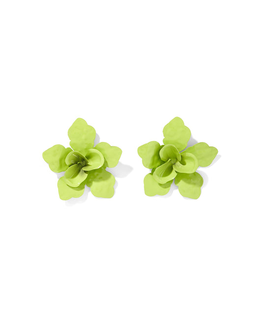Maxine Statement Earrings - Green