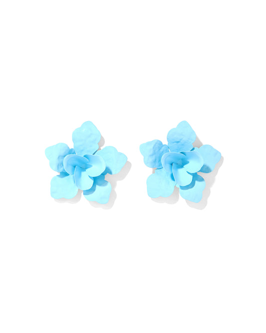 Maxine Statement Earrings - Blue