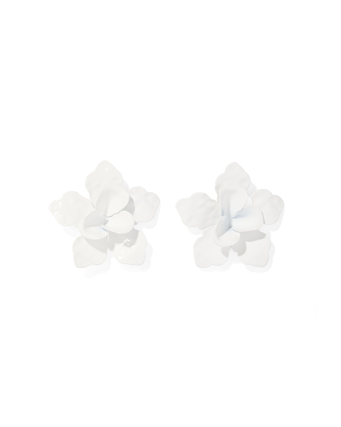 Maxine Statement Earrings - White