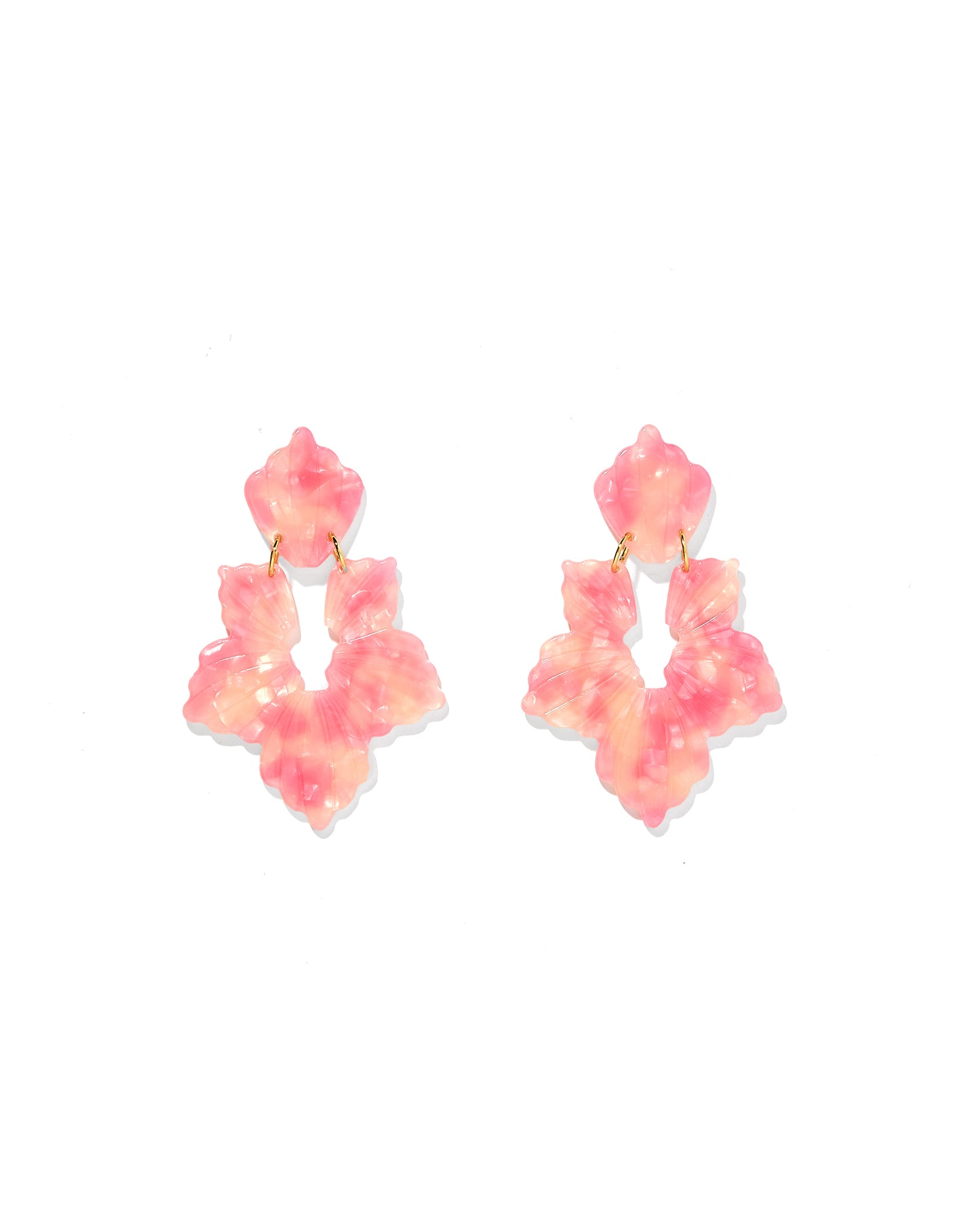 Michelle Statement Earrings - Pink Sugar