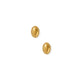Screwback Stud Earrings - Drew Oval Gold
