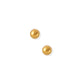 Screwback Stud Earrings - Drew Round Gold