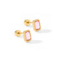 Screwback Stud Earrings - Madison Pink