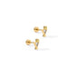 Screwback Stud Earrings - Martini