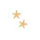 Screwback Stud Earrings - Starfish Gold