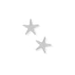 Screwback Stud Earrings - Starfish Silver